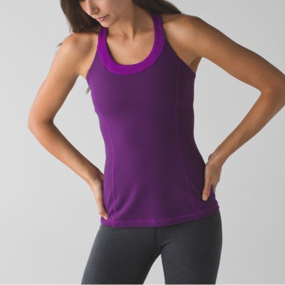 Lululemon Enhearten Tank purple size 2 - Picture 2 of 7
